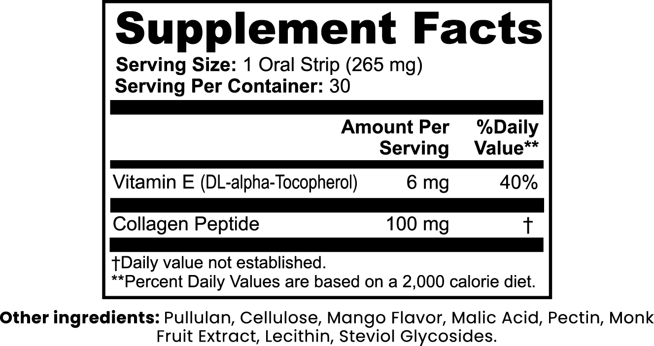 Mango Collagen Beauty Strips